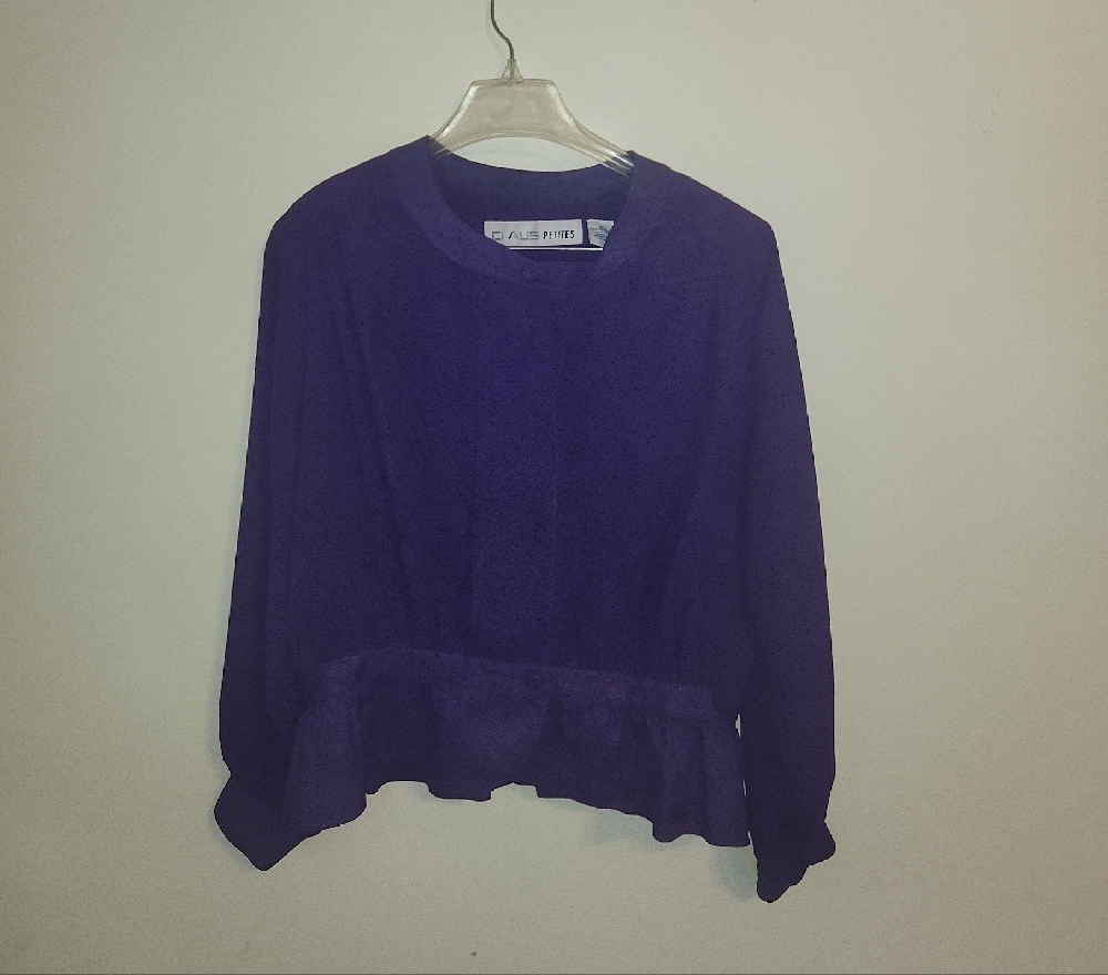 Chaus 2 Pc Purple Skirt Set - Picture 7 of 8